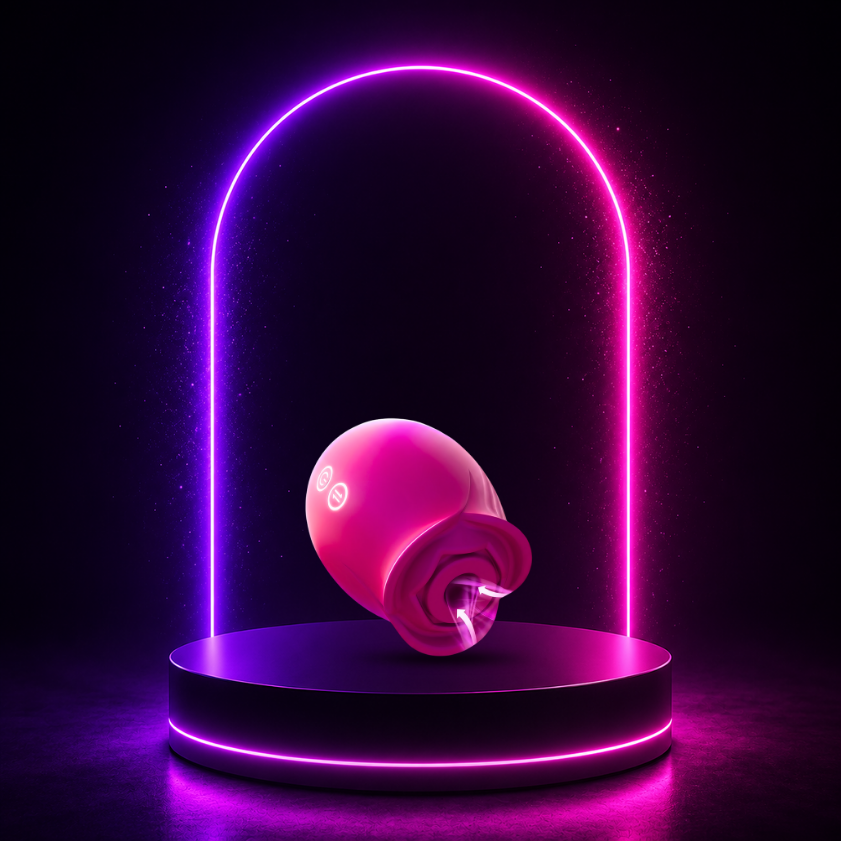 Dranit Rose Pleasure Toy — Air Suction Vibrator