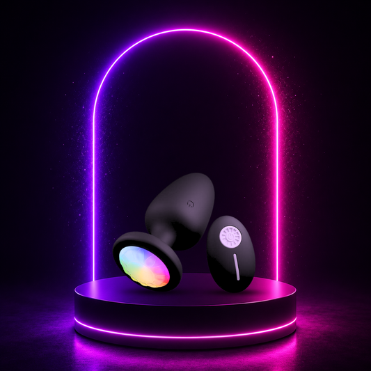 Rechargeable Silicone Vibrating Plug with USB Charging Waterproof Design