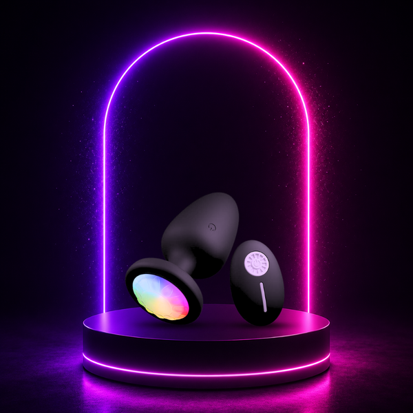 Rechargeable Silicone Vibrating Plug with USB Charging Waterproof Design