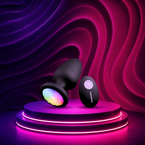 Rechargeable Silicone Vibrating Plug with USB Charging Waterproof Design